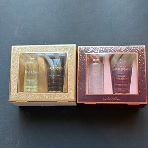 Baylis &  Harding Set of 2 Body wash and Lotion  Gift Set - Gold and Pink